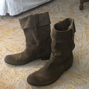 Vero Cuoio Dark Brown Heeled Boots